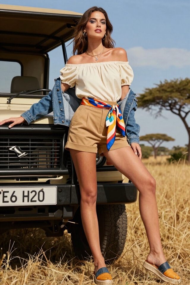 beachside casual summer outfit