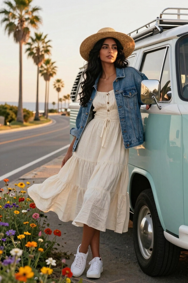 breezy casual summer outfit