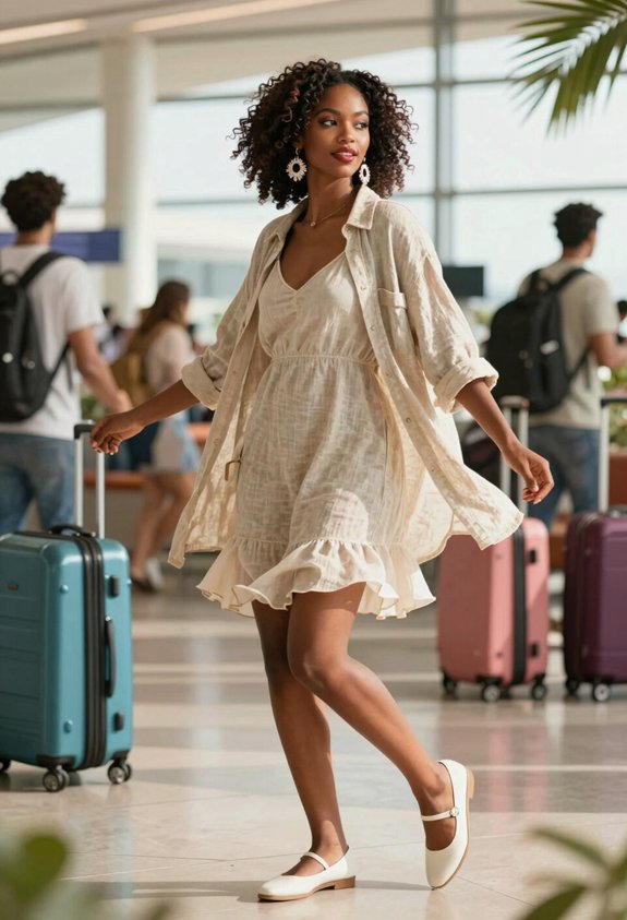breezy summer airport style