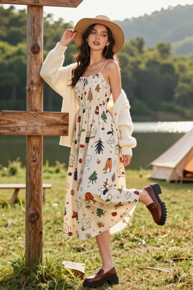 breezy summer campsite outfit