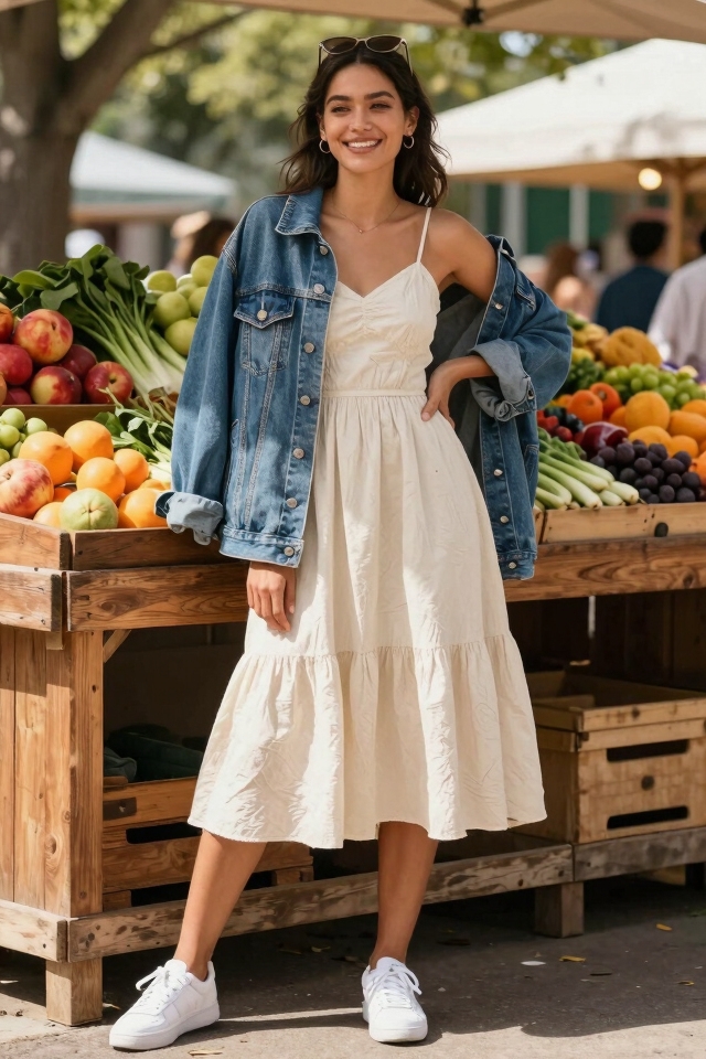 casual breezy summer outfit