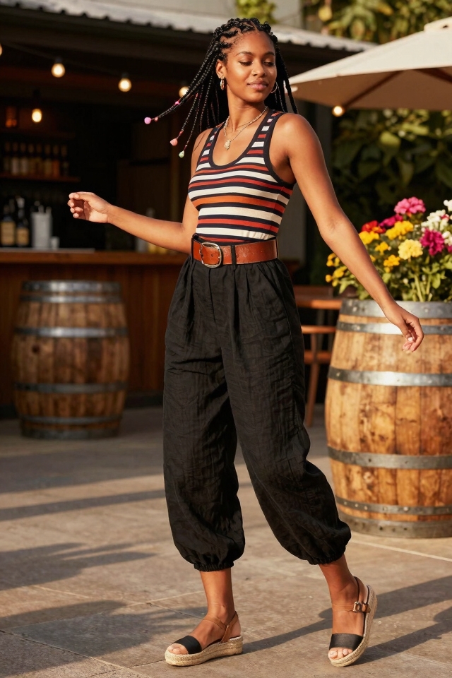 casual breezy summer outfit