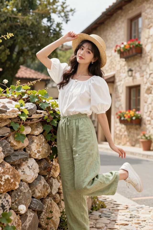 chic comfortable summer outfit