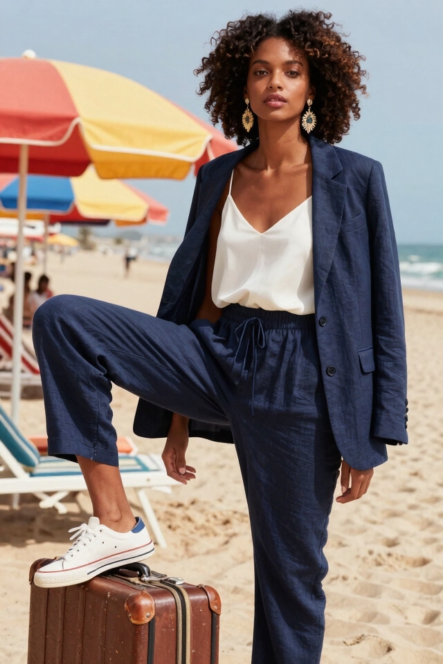 chic summer casual ensemble