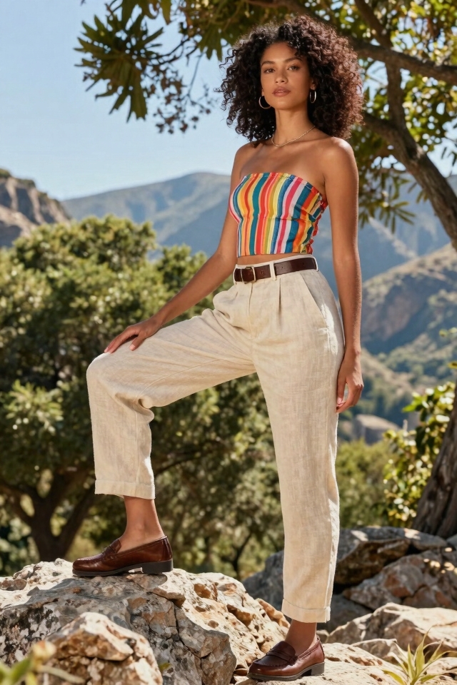 comfortable stylish mountain outfit