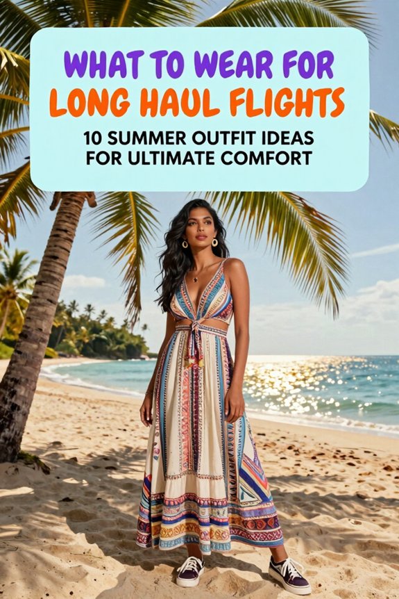 comfortable summer travel outfits
