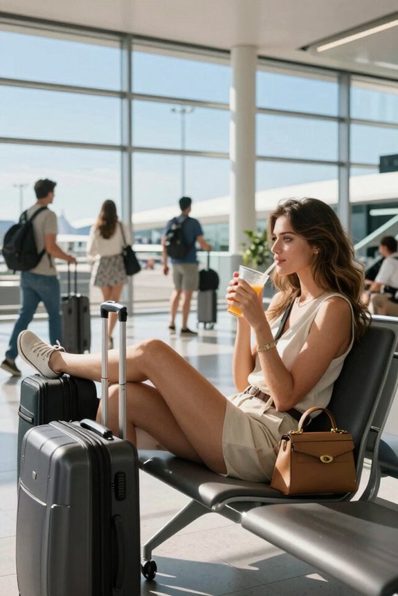 comfortable summer travel outfits