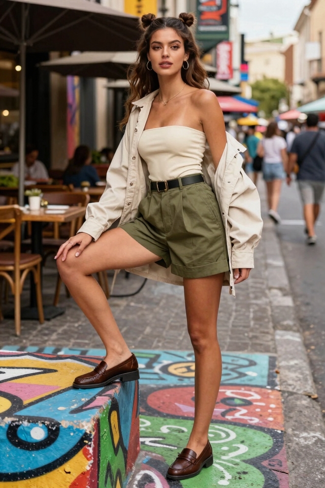 earthy summer casual style