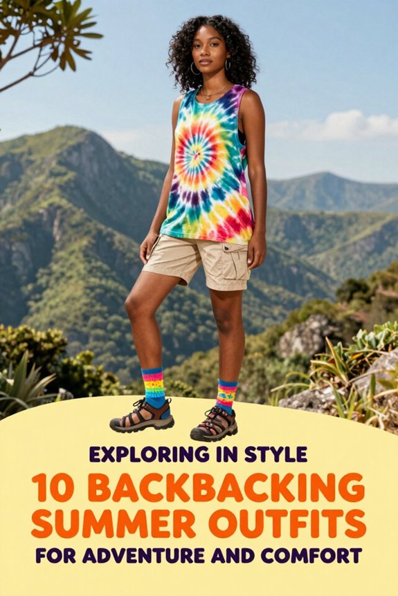 summer backpacking outfit ideas