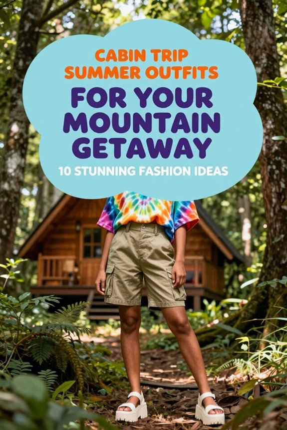 mountain cabin summer fashion
