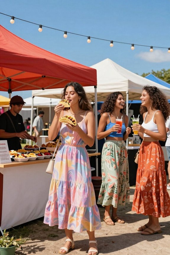 summer food festival outfits