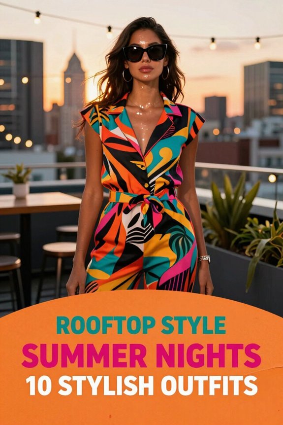 summer rooftop bar outfits