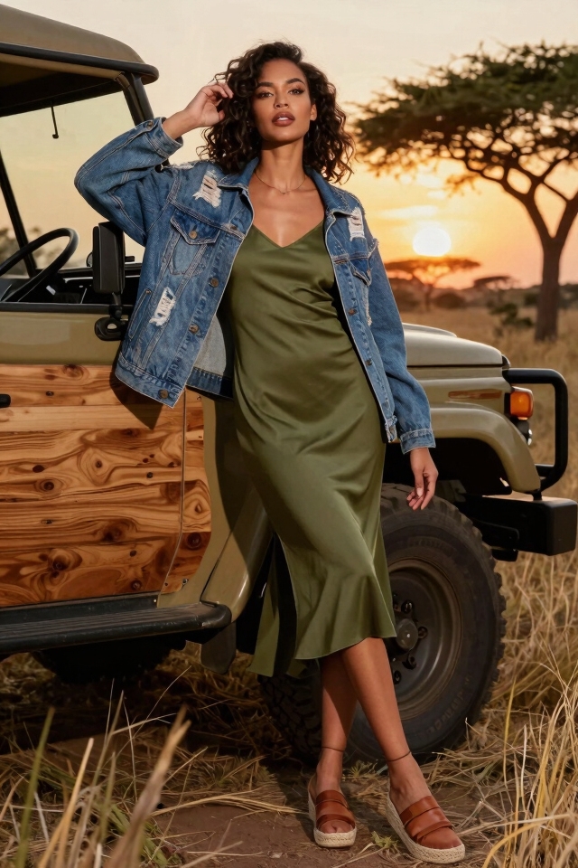 summer safari chic ensemble