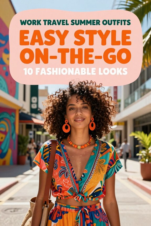 summer work travel outfits